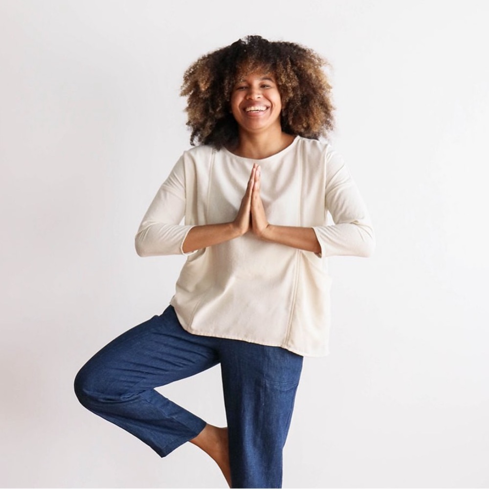 Pamut Apparel Uma Tunic in Raw Silk Size Small